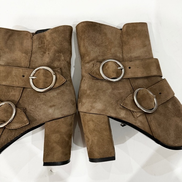 Andrea Carrano Ronda taupe suede ankle boot Made in Italy NEW - Picture 6 of 12